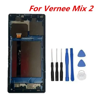 

Blue Original For Vernee Mix 2 6.0Inch 2160x1080 LCD Display With Frame + Touch Screen Digitizer Assembly Replacement Glass