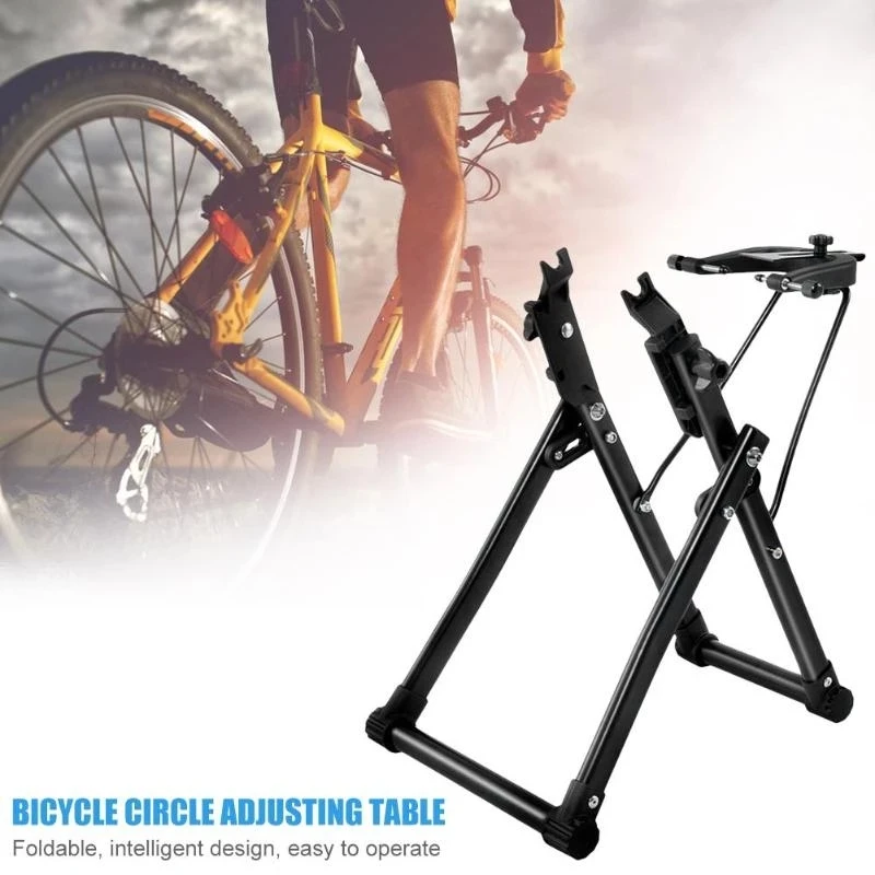 Foldable Cycling Bike Wheel Truing Stand MTB Road Bicycle Wheel Maintenance 