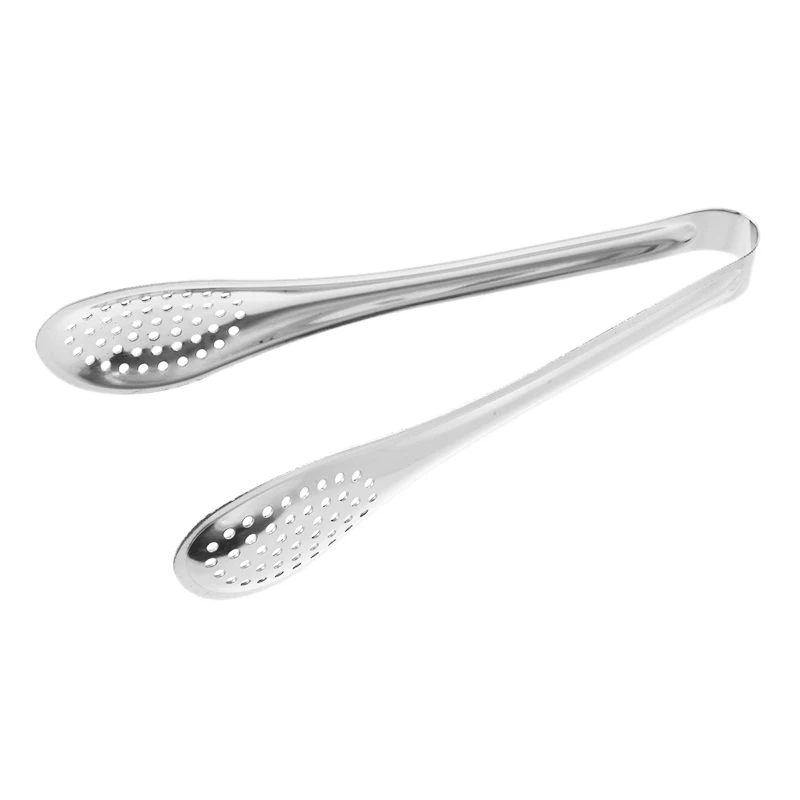 9 inch Нескользящие кухонные щипцы из нержавеющей стали для выпечки, против пригорания, щипцы для жарки, кухонные щипцы, инструменты для приготовления пищи - Цвет: 9 inch