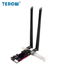 TREOW 3000Mbps Wifi 6 Dual Band Wifi Adapter Intel AX200 PCI-X Wireless 2.4G/5Ghz Bluetooth 5.0 Network Card For PC Desktop