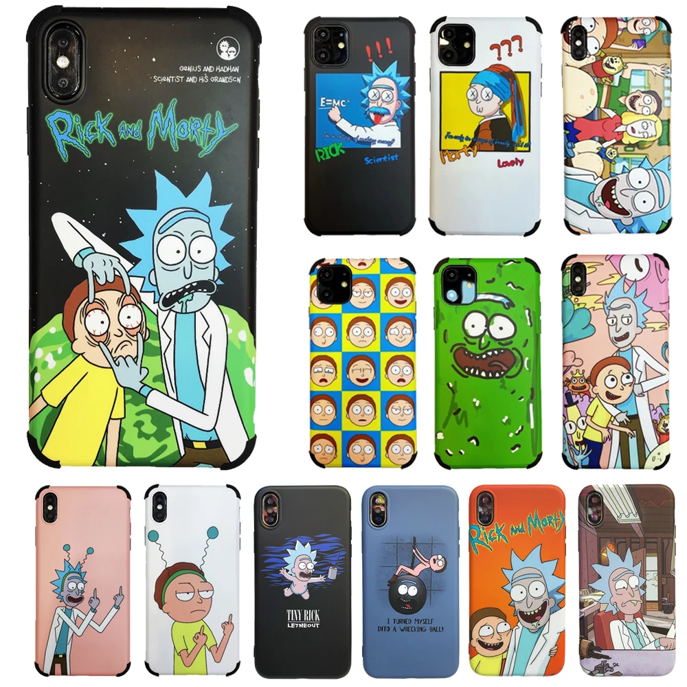 Забавный мультяшный семейный чехол для телефона Рик и Морти для iPhone 11 Pro Max 7 8 Plus X XS XR XSMax мягкий чехол из ТПУ