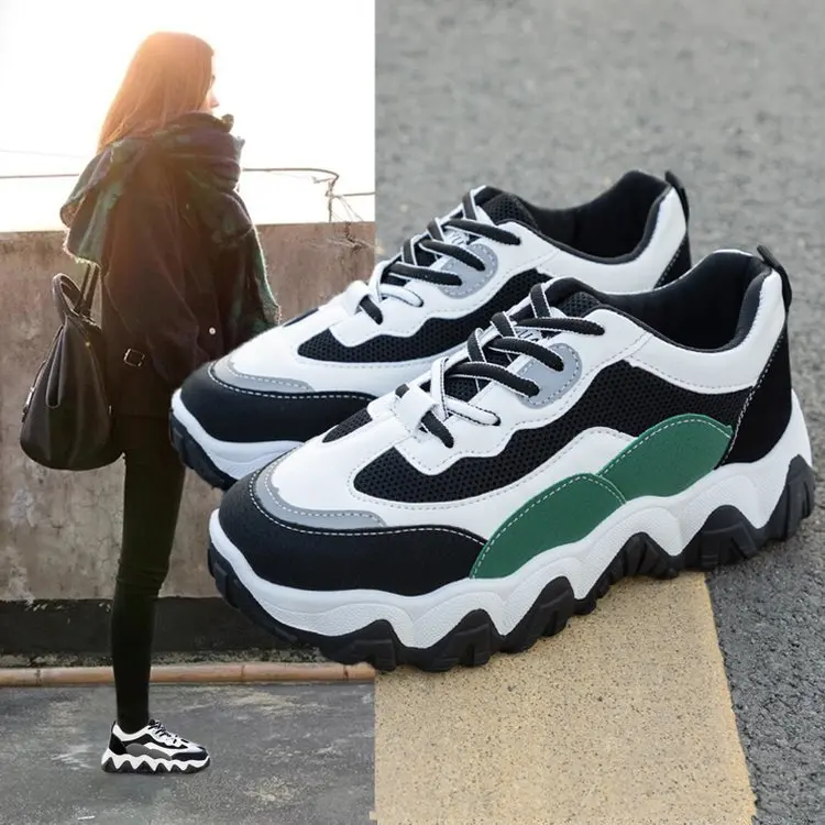 

Online Celebrity Dad Shoes Women's INS Fashion Spring And Autumn 2020 New Style Super Fire Versatile Students Casual Shoes Athle