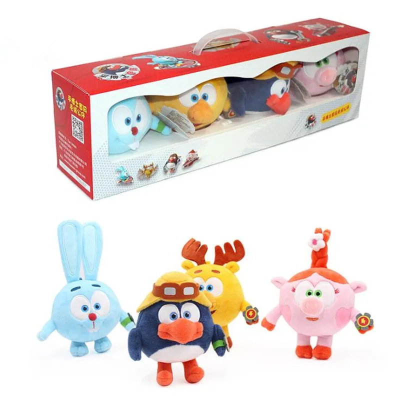 4 шт./компл. плюшевые игрушки для детей Русский мультфильм РИСИ крэши Чичи Рози