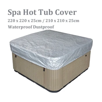 

Universal Spa Hot Tub Cover All-Weather Guard Protector Cap Against Weather Prolongs Spa Cover Life Protector Jacuzzis Hotspring