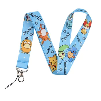 

20pcs/lot Homegaga Cartoon Kids Lanyards For Keys Keychain ID Badge Phone Neck Strap Hang Rope for Keys Keychains Lanyard D2372