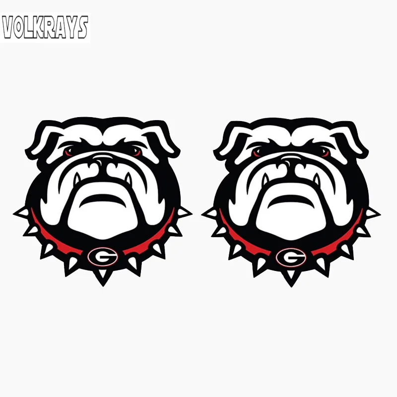 2 X BRITISH BULLDOG STICKERS SIGNS