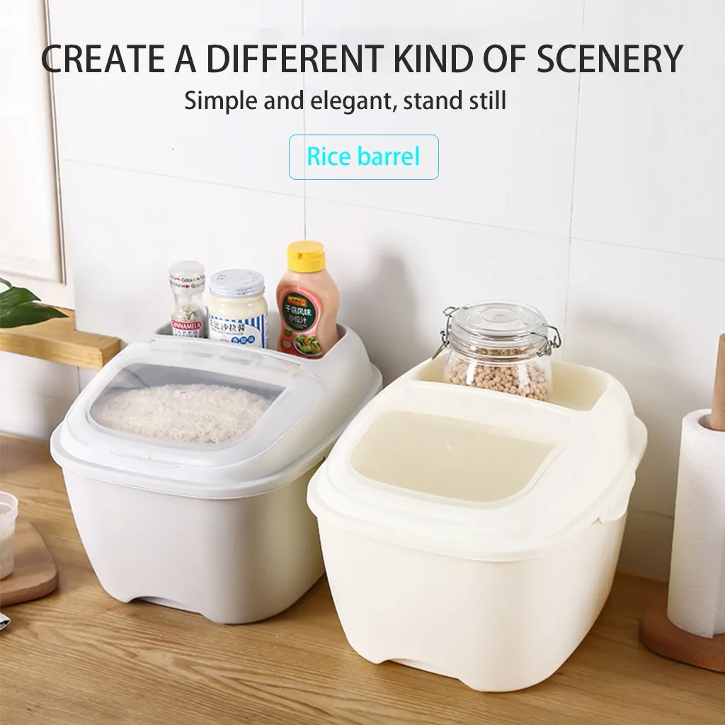 Откидная крышка 10 кг герметичная многофункциональная коробка для хранения