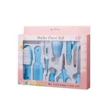 8 шт. набор для ухода за ребенком, детский гребень, термометр, медицинский питатель, носовой аспиратор, набор ножниц для ногтей для младенцев, безопасная форма для ухода