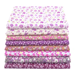 Teramila 8-Piece Multicolor Cotton Fabric Set for Quilting and Handicrafts (PWBZ-569P-8PCS)