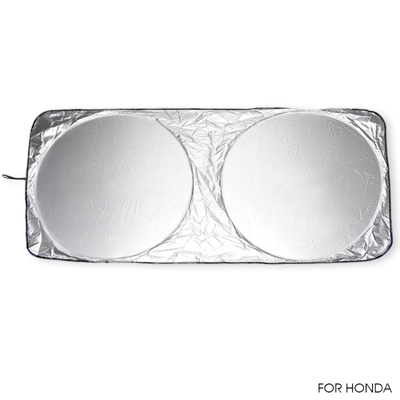 

70*150 cm UV Protect Car Windshield sun visor Cover sun shade for car windshield for Honda Front Rear Window Film Car Sunshade