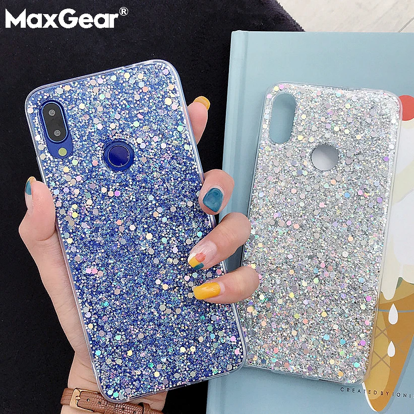 Glitter Sequin Phone Case For Huawei Honor 8X 8 9 10 20 Lite Mate 40 30 Pro P9 P10 P20 P30 P40 V30 Play Nova 5i 6SE 7 Soft Cover