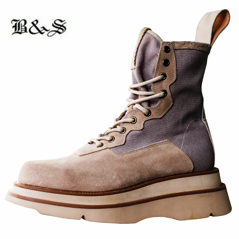 Black& Street Genuine leather Thick Sole increasing platform trainers Winter Boots New Beige Color Factory Sale DropShip Boots Black& Street Genuine leather Thick Sole increasing platform trainers Winter Boots New Beige Color Factory Sale DropShip Boots