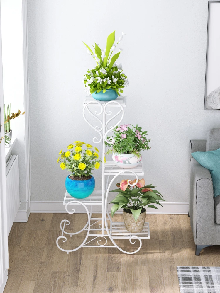  Rack Shelf Indoor Botany Frame A Living Room Balcony Bedroom Flowerpot Planting Frame Landing Type  - 4000308396002