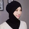 2022 Muslim stretch Turban cap Full Cover Inner Hijab Caps Islamic Underscarf Bonnet Solid Modal Under Scarf caps turbante mujer ► Photo 3/4