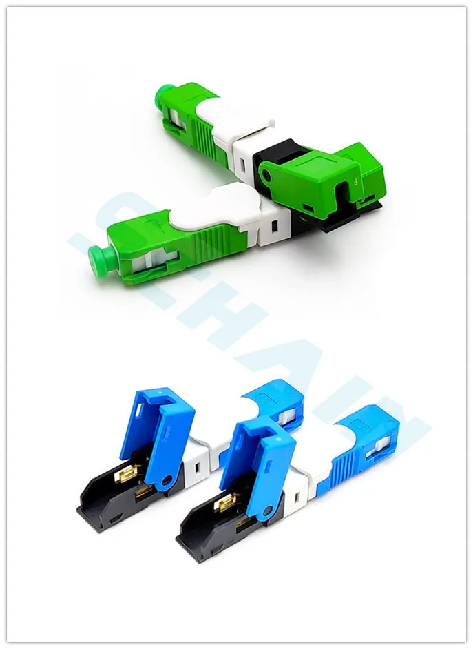 FTTH SC UPC оптический fibe быстрый разъем PC волоконно Быстрый встроенный тип ESC250D