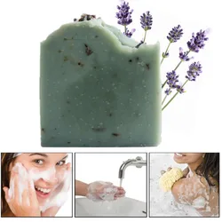 Handmade Natural Men Skin Care Women Clean Skin Plant Essential Oil No Addition Lavender Essential Oil Soap