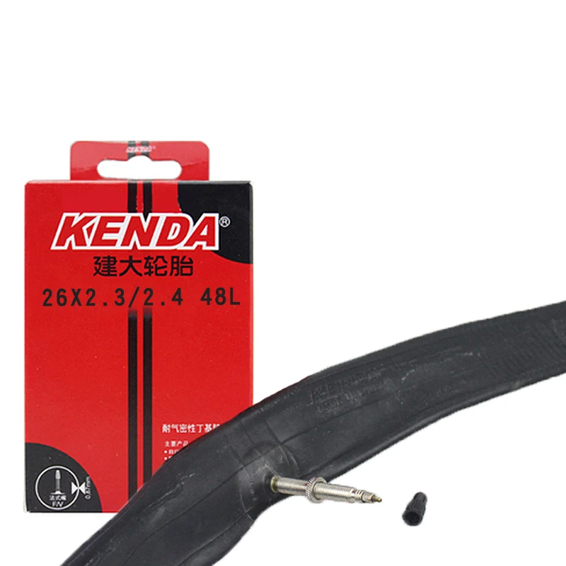 Kenda Bicycle Inner Tube Mountain Bike Tube Tires parts 26 inches 26*2.3/2.4 3.5 4.0 S/V F/V Cycling butyl rubber Inner Tube