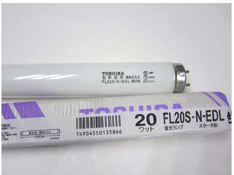 

Оригинальная лампа Toshiba FL20S.N-EDL для оценки цвета, дневная лампа от белого к цвету, лампа с высокой цветопередачей