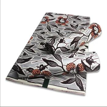 

New Arrival African Golden Wax Fabric 100% Cotton Material High Quality Print Ankara Wax For Sewing 6yards