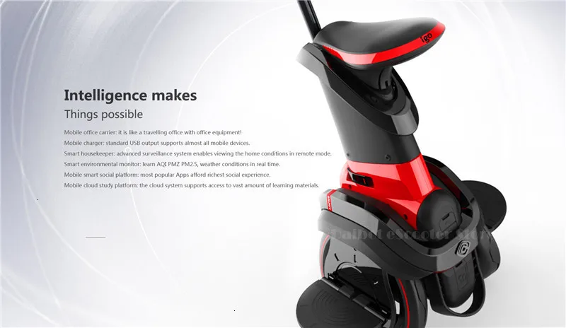 I-ROBOT-GO two wheels balancing vehicle Stand and sit adult foldable electric scooter self-banlance Body feeling vehicle (4)