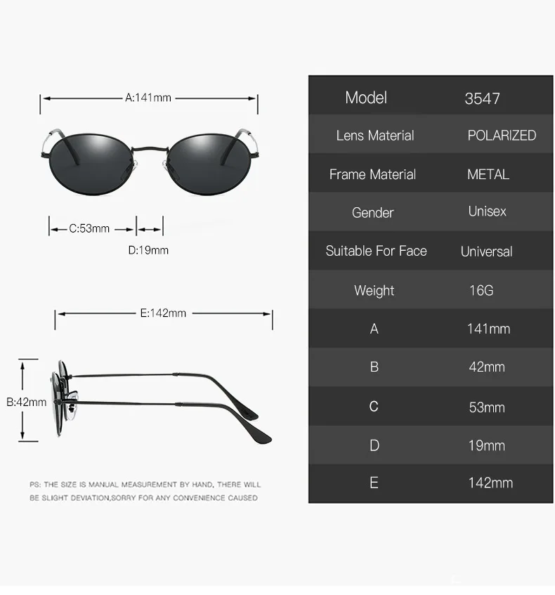 JackJad, модные классические 3547, овальные металлические стильные поляризованные солнцезащитные очки для женщин и мужчин, Ретро стиль, фирменный дизайн, солнцезащитные очки Oculos De Sol