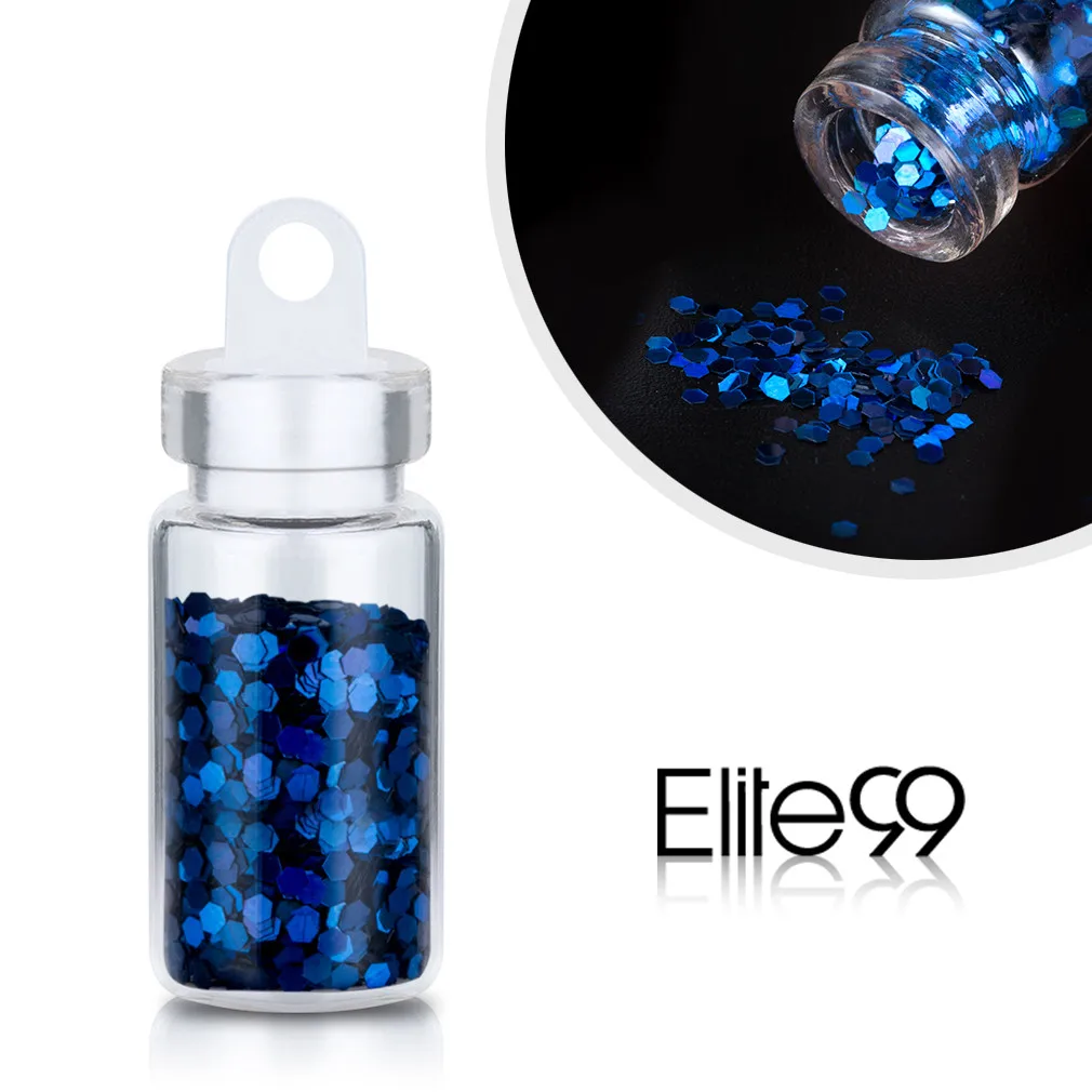 Elite99 Colorful Acrylic Nail Sequins Shining Paillette Decor Mini Bottle Nail Art Glitter Decoration Manicure For DIY Nail Art - Цвет: 001-LB705