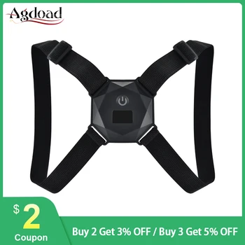 

Free Size Smart Posture Corrector for Children Adult Intelligent Vibration Reminder Sitting Posture Correction Belt USB Charging