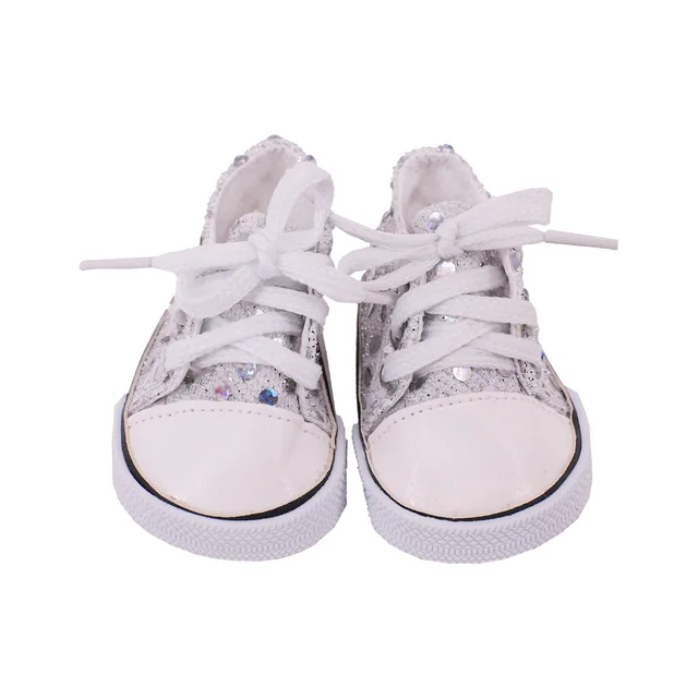 Doll Shoes Clothes Handmade Boots 7Cm Shoes For 18 Inch American&43Cm Baby New Born Doll Accessories For Generation Girl`Toy DIY n546