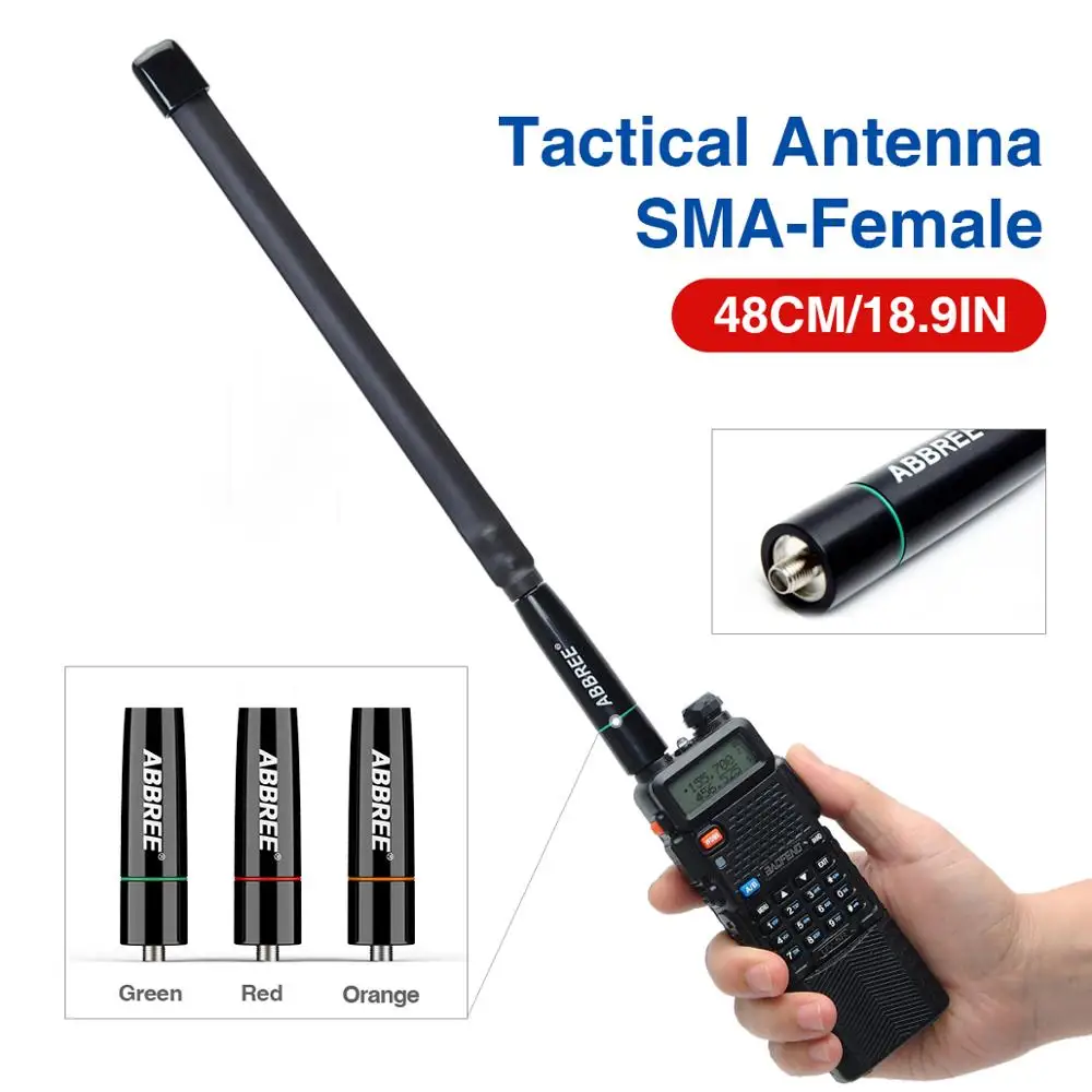 SMA-M 136-174/400-470Mhz Dual Band Antenna for Baofeng UV-3R UV-100 Radio 