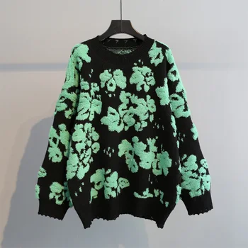 

0-neck knitted women sweaters and pullovers o-neck lantern sleeved thicken warm lady elegant pullovers top quality