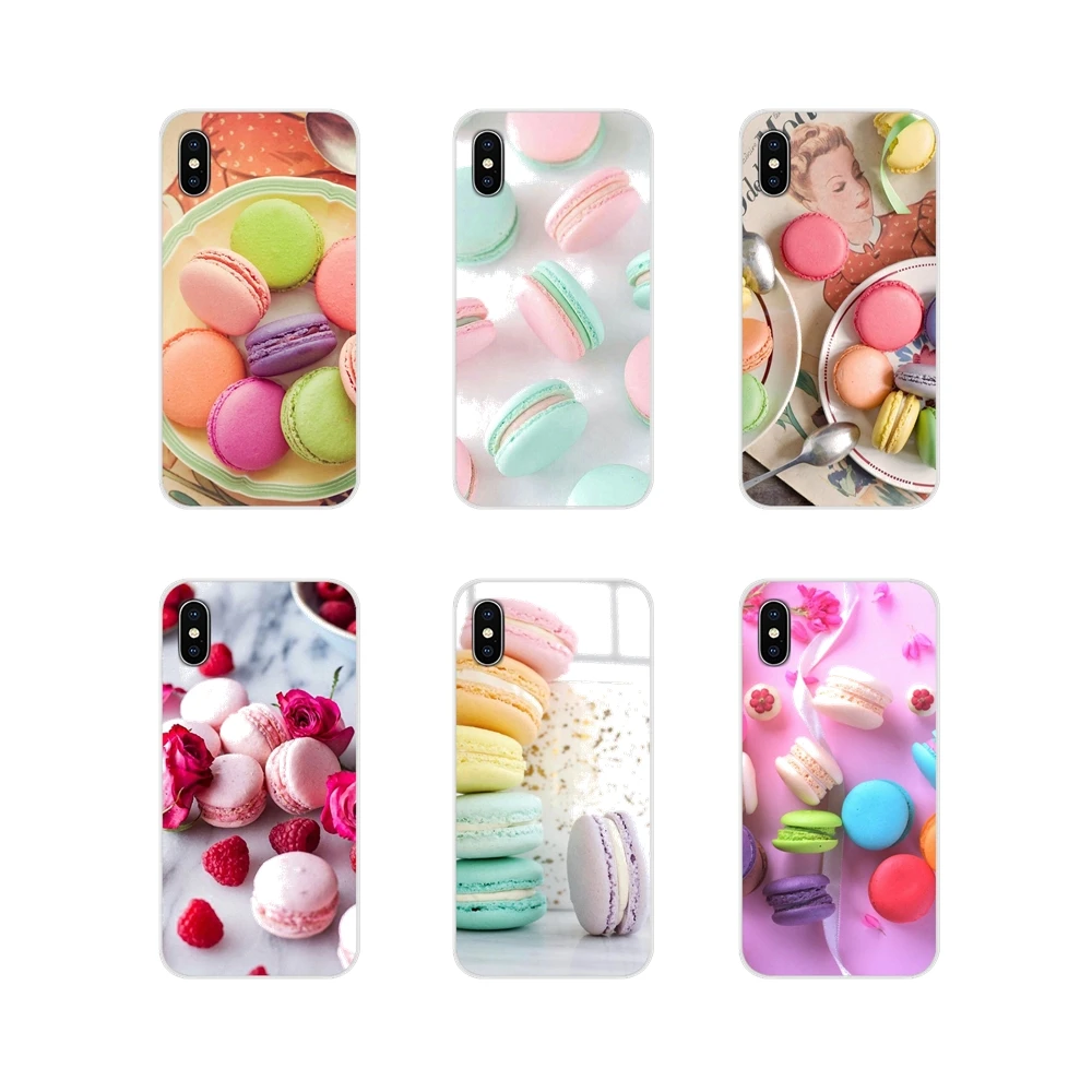 For Huawei Y5 Y6 Y7 Y9 Prime Pro GR3 GR5 2017 2018 2019 Y3II Y5II Y6II Accessories Skin Cover dessert ice cream laduree Macarons | Мобильные