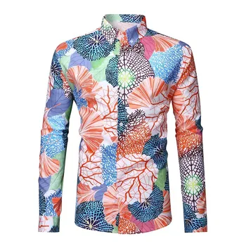

Are you sure not to click in and see Men's Casual Long Sleeve Turn Down Collar Slim Fit 3D Printing Shirt Blouse Purchasing