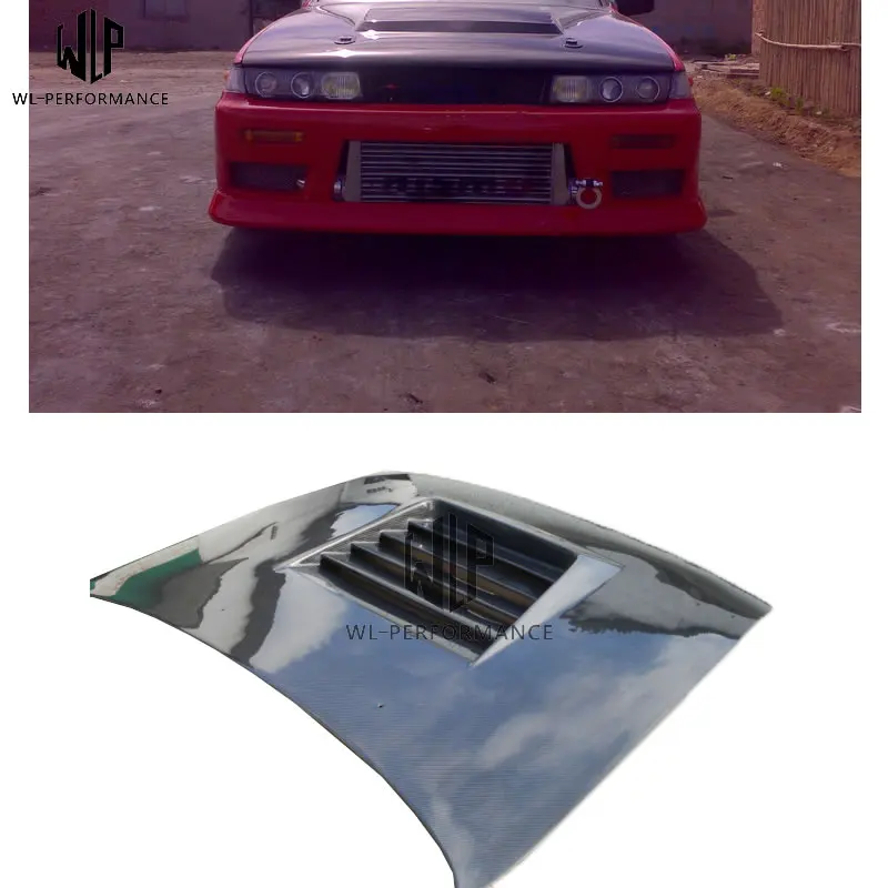 

A31 refit Carbon Fiber engine hood cover bonnet hoods with car refitting kit for Nissan A31 2004-2006 Car styling use