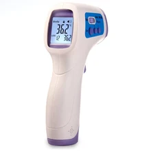 Non-contact Thermometer Infrared Forehead Hand Thermometer Infrared LCD Monitor Temperature Detection Tool Support Wholesale