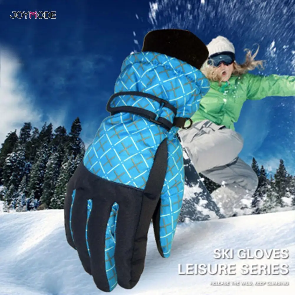 Мужские/женские/Детские лыжные перчатки, перчатки для сноуборда, Сверхлегкие Водонепроницаемые зимние теплые флисовые мотоциклетные снегоходные перчатки для верховой езды