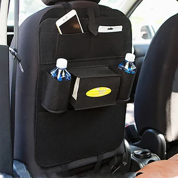 

1Pc Car Back Seat Storage Organizer Trash Net Holder Travel Storage Bag Hanger for Auto Storage Pouch Rack Drop Shipping