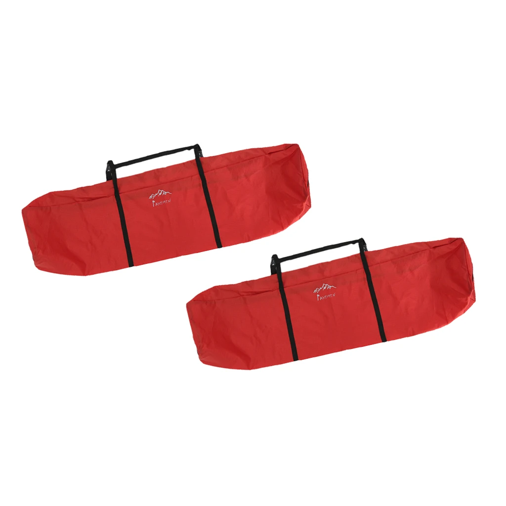 

2pcs Large Zippered Storage Bags for Camping Tent Organizer, Foldable Table Carrying, Fishing Gear Carrier, Portable