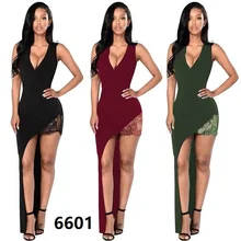 Сексуальное красивое платье ночной клуб KTV длинное платье Сексуальные вечерние длинные платья темперамент