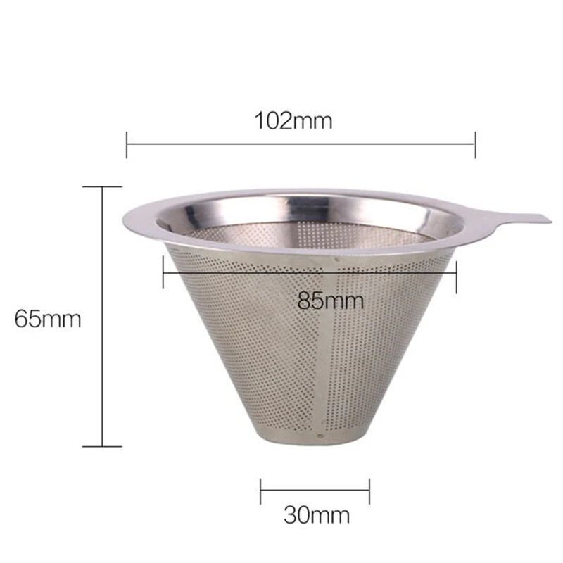 1pcs Tea Infuser 304 Double Stainless Steel Coffee Tea Infuser Filter Strainer Diffuser Non-toxic home kitchen part