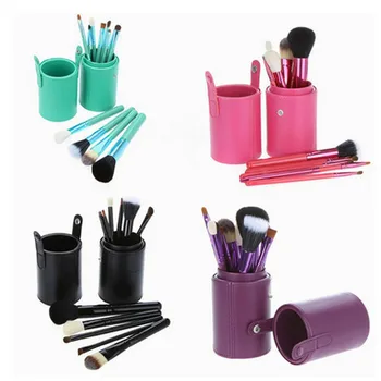 

Nordmyra 12 Pcs/set Eye Makeup Brush Professional Face Eye Shadow Eyeliner Eyebrow Nylon Fiber Handle Eye Shadow Brush