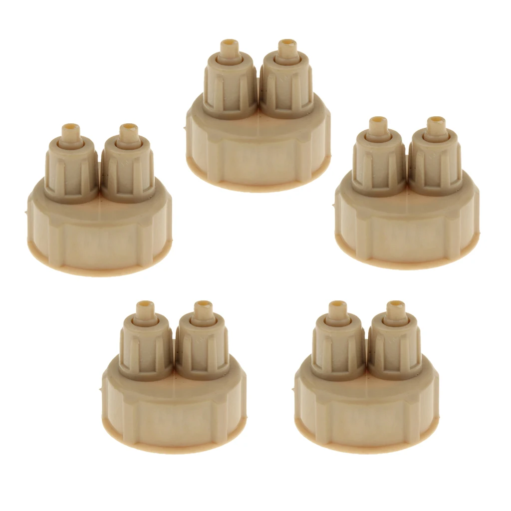 Pack of 5 DIY Aquarium Planted Tank CO2 System kit Bottle Cap - 3.3x3cm