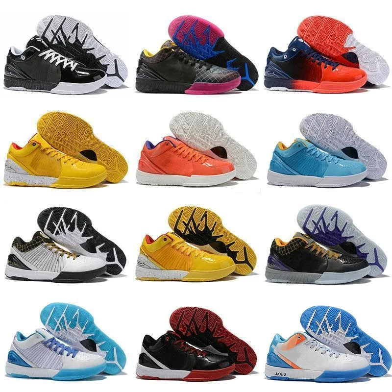 

Hot MAMBA Zoom Kobe IV 4 KB Protro Draft Day Hornets Carpe Diem Del Sol Sports Basketball Shoes Mens ZK4 4s Sneakers Size 40-46