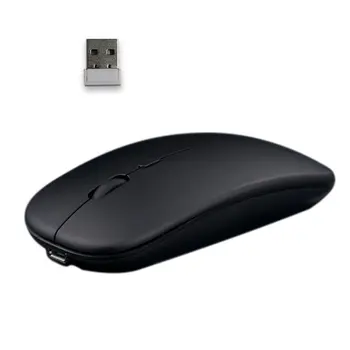 

Rechargeable Wireless Mouse No Sound And No Light Suitable For PC Laptop 2.4G Cordless Compact And Portable