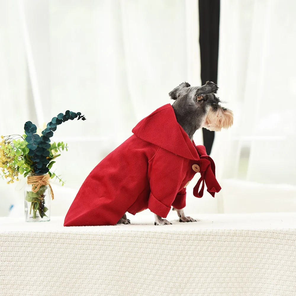 Зимняя Теплая Одежда для собак, куртки для собак, Рождественская одежда, толстовки для маленьких и средних собак, шерстяное пальто, одежда