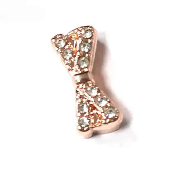 rose gold Смешанный дизайн 10 мм слайды Подвески подходят на нержавеющая сталь Хранитель сетки браслет DIY женские ювелирные изделия 5 шт./партия - Окраска металла: rose gold