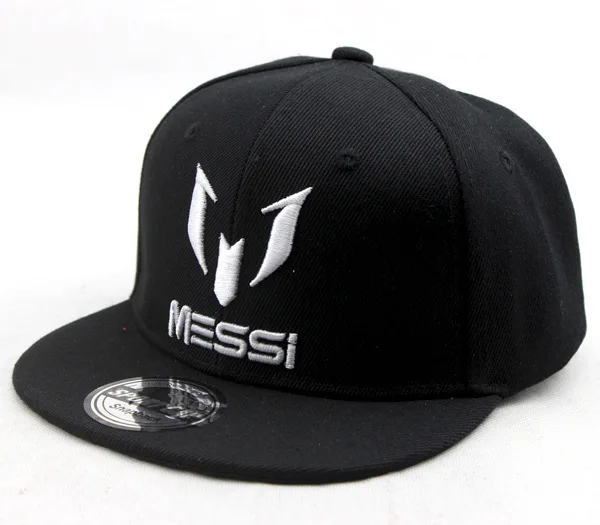 Спортивная уличная Messi детская бейсбольная кепка Черная кепка хип-хоп Snapback Детские шапки для мальчиков и девочек от 50 до 54 см E620 - Цвет: photo color