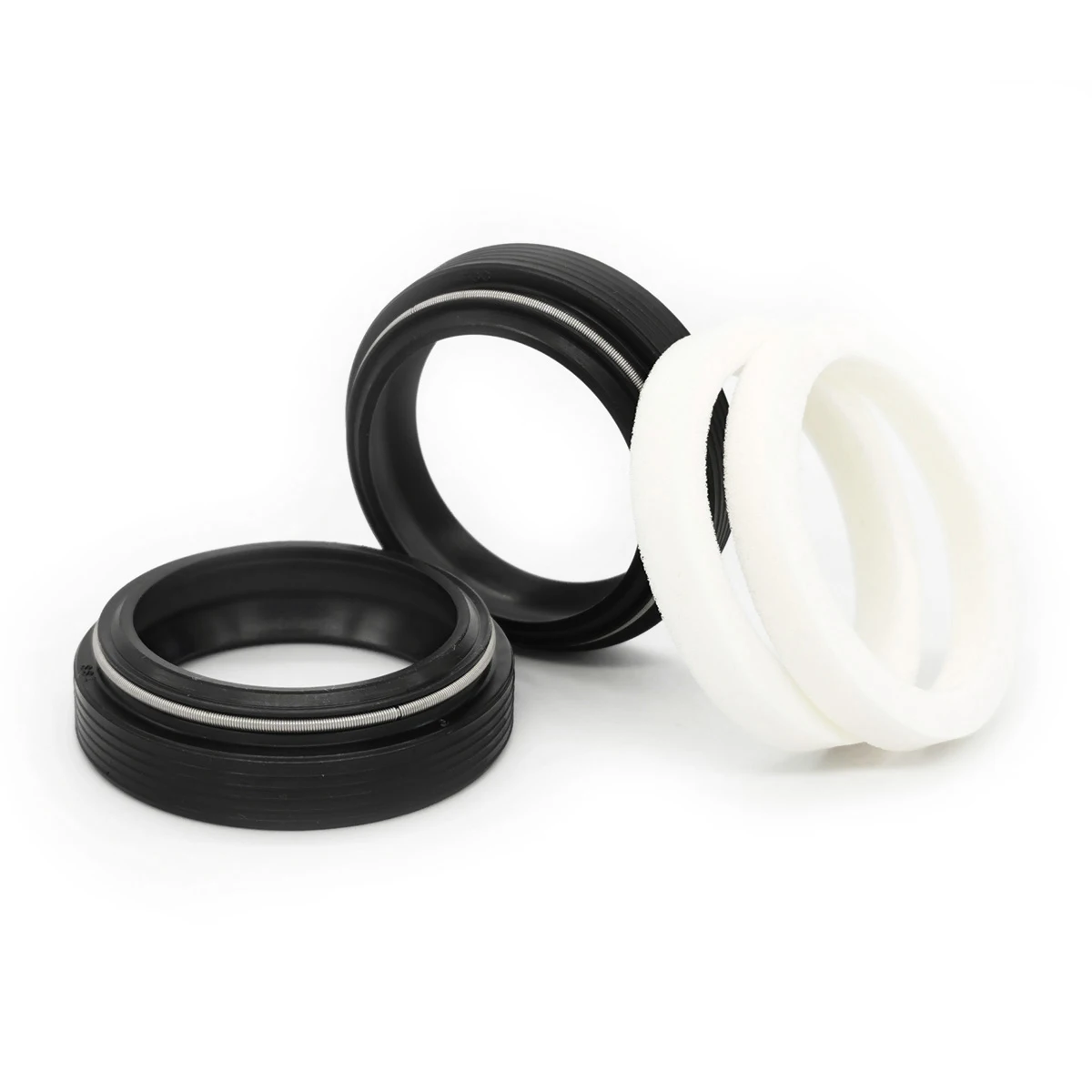 Color : 36mm with Edge YINJIESHANGMAO Bicycle Front Fork Dust Seal Ring 32mm-36mm Seal Ring Foam Ring Suitable for Front Fork Repair Kit Parts 