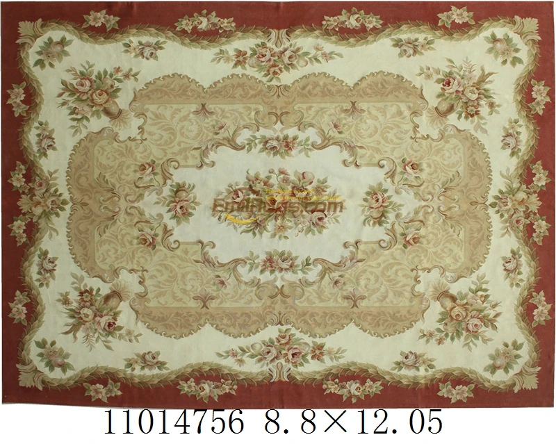 11014756 french aubusson carpets Handmade Floor For Bedroom Square Knitting s - Цвет: 11014756