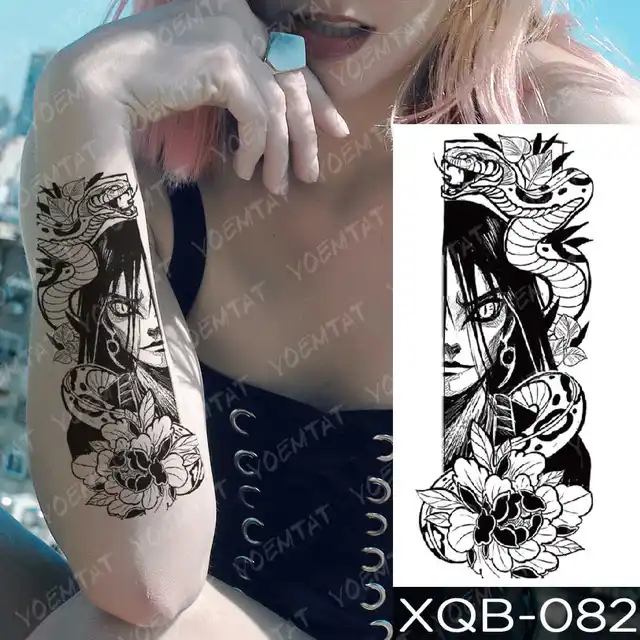 Dragon Wolf Tiger Animal Waterproof Temporary Tattoo Sticker Man Arm Leg Tato Body Art Fake Tatto Water Transfer Tatoo Women 20-XQB082