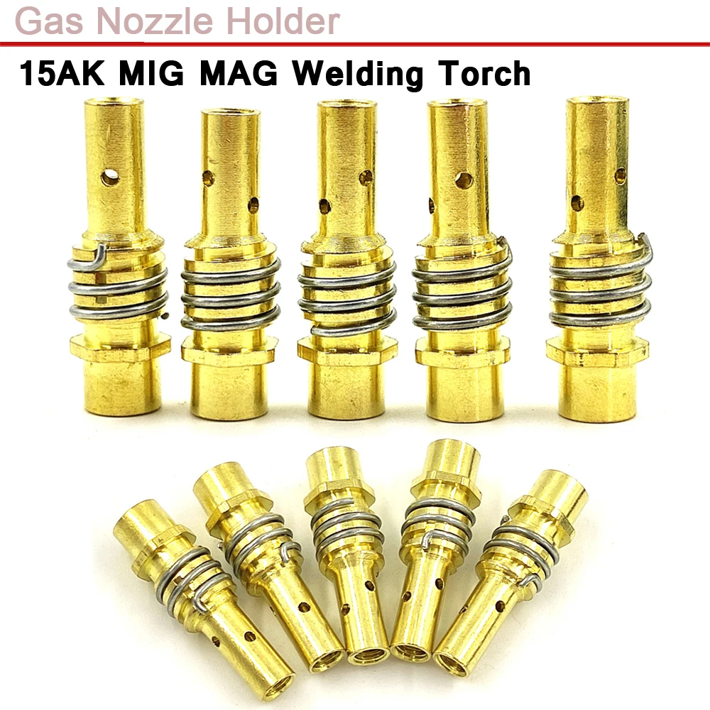 15AK Gas Nozzle Holder with Nozzle Spring For MIG/MAG Welding Torch Contact Tip Holder of MB 15AK Welding Gun welding torch